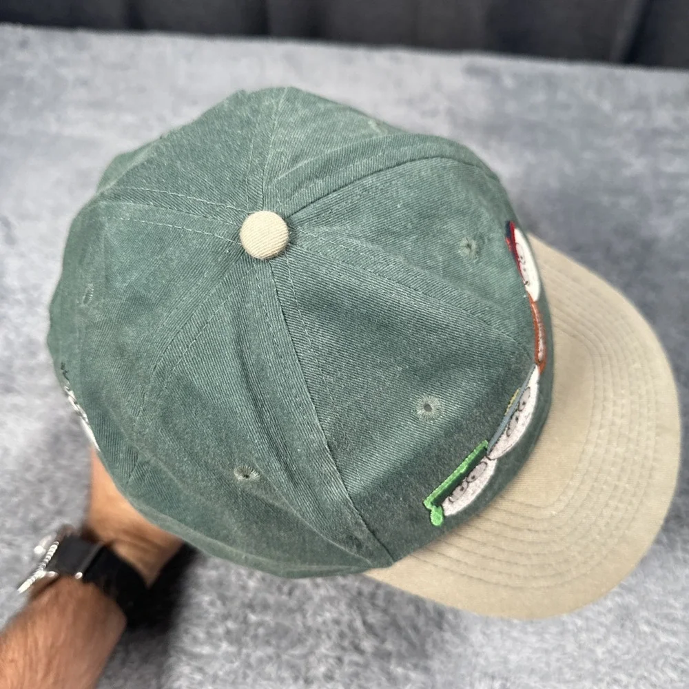Vintage 1998 South Park Comedy Central Strap Back Hat Kenny Cartman Stan Cartoon